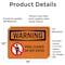 Signmission Pool Closed Do Not Enter OSHA Warning Sign, Vinyl Decal, 14in W x 10in L, 2PK OS-2PACK-WS-D-1014-L-12772 - alternate 2